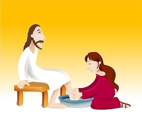 EPS 여자 남자 기독교 종교 일러스트 사람 성인 두명 물 교회 기도 예수 하나님 마리아 대야 발씻기 세숫대야 성인만 국내일러스트 자연요소 종교건축 건물 신_종교 파일형식 벡터