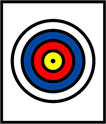 EPS 클립아트 스포츠용품 일러스트 사람없음 과녁판 오브젝트 양궁 활쏘기 운동소품 국내일러스트 스포츠 모션 파일형식 벡터