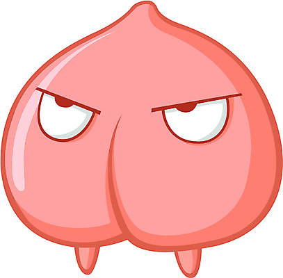 EPS 클립아트 식물 캐릭터 열매 과일 일러스트 사람없음 농작물 복숭아 과일캐릭터 복숭아캐릭터 일러캐릭터 농업 파일형식 벡터