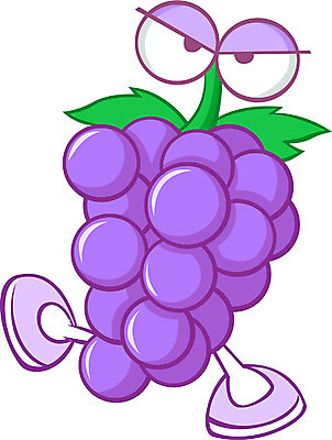 EPS 클립아트 식물 캐릭터 열매 과일 일러스트 포도 사람없음 농작물 과일캐릭터 포도캐릭터 일러캐릭터 농업 파일형식 벡터