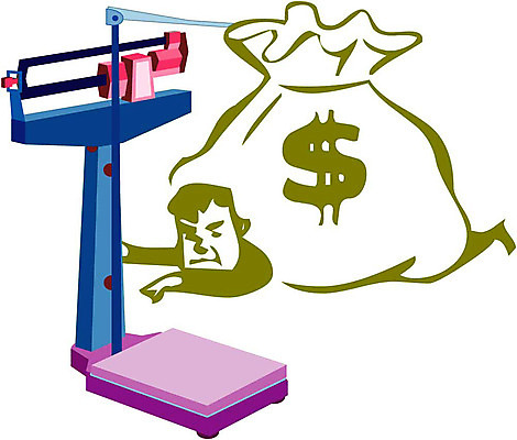 EPS 클립아트 일러스트 의학 의료기기 저울 한명 사람 성인 치료 달러 의료용품 오브젝트 체중계 돈보따리 신장계 성인만 국내일러스트 1 돈 파일형식 벡터