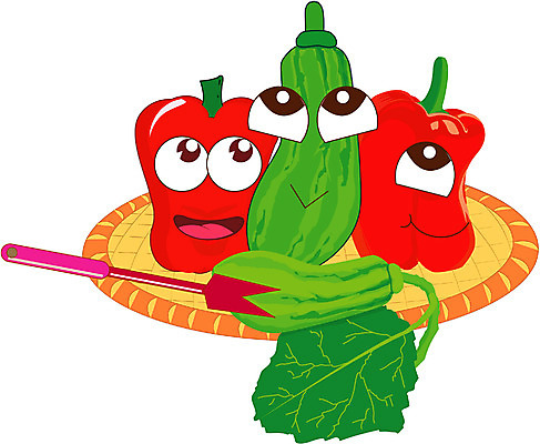 EPS 클립아트 식물 캐릭터 채소 일러스트 식재료 호박 피망 파프리카 사람없음 음식캐릭터 애호박 채소캐릭터 일러캐릭터 음식 파일형식 벡터