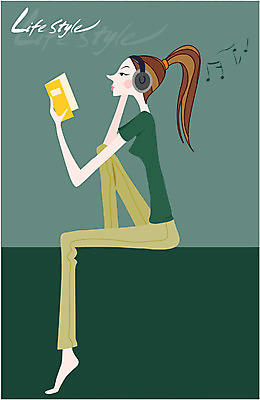 EPS 라이프스타일 웰빙 여자 음악 일러스트 휴식 실내 한명 사람 20대 성인 취미 라이프 독서 헤드폰 헤드셋 음악감상 여자만 여자한명만 성인여자만 청년만 청년여자만 성인한명만 청년여자한명만 성인여자한명만 성인만 국내일러스트 1 음향기기 컨셉 문화예술 청년 내부 생활 감상 파일형식 벡터