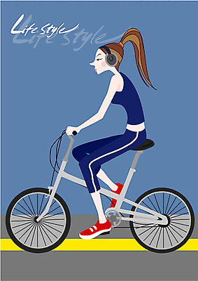 EPS 라이프스타일 웰빙 여자 음악 다이어트 일러스트 휴식 건강 한명 사람 20대 성인 취미 야외 라이프 운동 자전거 헤드셋 아침운동 여자만 여자한명만 성인여자만 청년만 청년여자만 성인한명만 청년여자한명만 성인여자한명만 성인만 국내일러스트 1 음향기기 컨셉 문화예술 청년 생활 바이크 헤드폰 파일형식 벡터