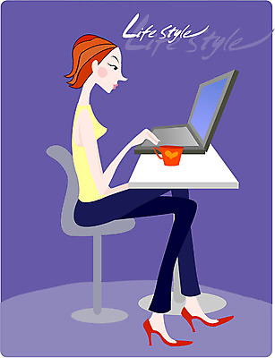 EPS 라이프스타일 웰빙 여자 커피 일러스트 비즈니스 휴식 실내 한명 사람 20대 성인 취미 라이프 컵 노트북 컴퓨터 비즈니스우먼 커피잔 책상 여자만 여자한명만 성인여자만 청년만 청년여자만 성인한명만 청년여자한명만 성인여자한명만 성인만 국내일러스트 1 식기 음료 가구 컨셉 잔 청년 내부 생활 전자제품 직장인 파일형식 벡터