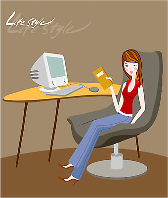 EPS 직업 라이프스타일 웰빙 여자 의자 일러스트 회사 비즈니스 휴식 직장 실내 한명 사람 20대 성인 취미 라이프 노트북 컴퓨터 비즈니스우먼 책상 여자만 여자한명만 성인여자만 청년만 청년여자만 성인한명만 청년여자한명만 성인여자한명만 성인만 국내일러스트 1 가구 컨셉 청년 내부 생활 전자제품 직장인 파일형식 벡터