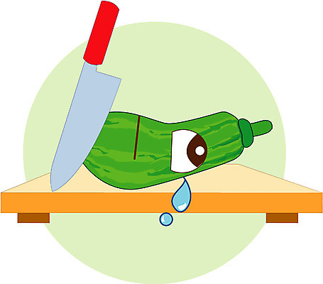 EPS 클립아트 식물 캐릭터 채소 일러스트 식재료 호박 도마 사람없음 칼 눈물 음식캐릭터 식칼 애호박 채소캐릭터 일러캐릭터 감정 음식 주방용품 파일형식 벡터