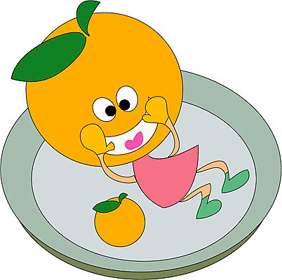 EPS 클립아트 식물 캐릭터 접시 열매 얼굴 오렌지 과일 일러스트 귤 표정 의인화 형상 농작물 표현 묘사 음식캐릭터 과일캐릭터 오렌지캐릭터 일러캐릭터 식기 음식 농업 신체부위 파일형식 벡터