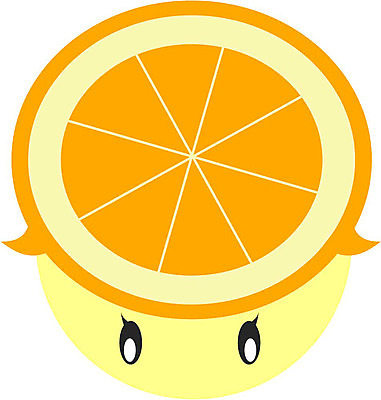 EPS 클립아트 식물 캐릭터 열매 얼굴 오렌지 과일 일러스트 표정 의인화 형상 표현 묘사 일러캐릭터 신체부위 파일형식 벡터