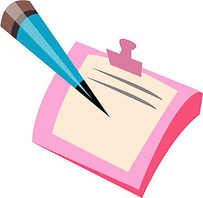 일러스트 문구용품 사람없음 픽토그램 필기구 펜 메모지 메모판 국내일러스트 사무용품 오브젝트