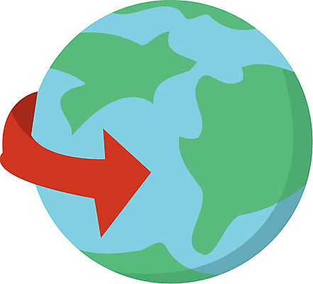 EPS 화살표 지구 일러스트 사람없음 픽토그램 글로벌 우주 국내일러스트 파일형식 벡터