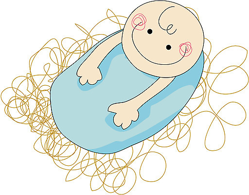 EPS 클립아트 기독교 종교 일러스트 한명 사람 천주교 아기 아기예수 포대기 국내일러스트 1 아기용품 예수 파일형식 벡터