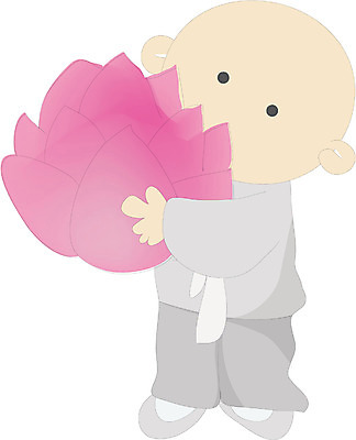 EPS 클립아트 남자 종교 초등학생 어린이 불교 일러스트 연꽃 한명 사람 소년 승려 동자승 연등 중 남자만 남자한명만 어린이만 소년만 소년한명만 국내일러스트 1 학생 꽃 등불 성직자 불교용품 파일형식 벡터