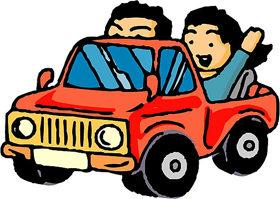 EPS 클립아트 여자 남자 여행 일러스트 자동차 휴가 사람 두명 운송업 지프 자동차여행 국내일러스트 산업 육상교통 승용차 파일형식 벡터