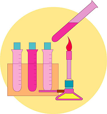EPS 클립아트 일러스트 의학 의료기기 실험기구 실험 사람없음 치료 의료용품 오브젝트 시험관 알코올램프 가열 초자기구 국내일러스트 과학 파일형식 벡터