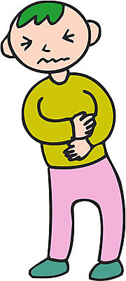 EPS 클립아트 남자 초등학생 어린이 일러스트 한명 사람 소년 배앓이 복통 남자만 남자한명만 어린이만 소년만 소년한명만 국내일러스트 1 학생 질병 파일형식 벡터
