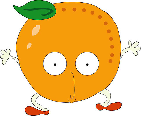 EPS 클립아트 식물 캐릭터 얼굴 오렌지 과일 일러스트 상상 귤 표정 의인화 형상 농작물 표현 묘사 음식캐릭터 과일캐릭터 오렌지캐릭터 일러캐릭터 음식 농업 신체부위 파일형식 벡터