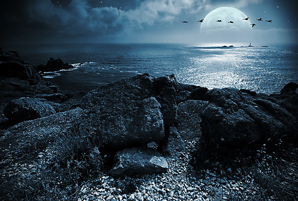 포토 JPG 해외이미지 구름 실루엣 별 파도 바다 여행 자연 조류 하늘 영국 잉글랜드 오리 풍경 사람없음 물 여름 파란색 빛 반사 평화 어둠 자유 달 원형 야간 저녁 달빛 가득함 백조 장면 암초 공상 왕국 수평선 콘월 해외202004 해외포토 자연요소 도형 동물 계절 유럽 컬러 컨셉 촬영기법 생태계 파일형식 이미지허브