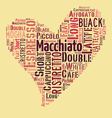 포토 JPG 해외이미지 디자인 커피 백그라운드 컨셉 일러스트 텍스트 추상 타이포그라피 사람없음 단어 노란색 이탈리아 카페 하트 카푸치노 에스프레소 마끼야또 해외202004 해외포토 모양 문자 유럽 음료 컬러 무늬 상점 파일형식 이미지허브