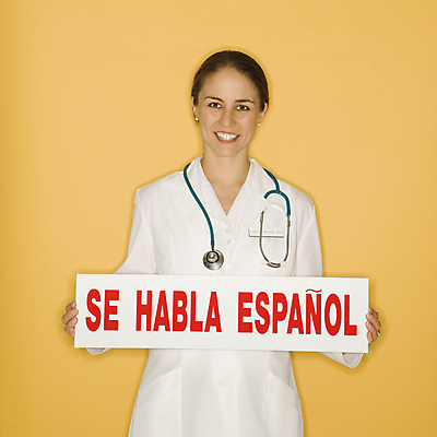 포토 JPG 해외이미지 스튜디오촬영 백인 직업 여자 건강 한명 성인 노란색 마주보기 의사 사인 정사각형 스페인어 해외202004 해외포토 도형 서양인 1 컬러 모션 실내 사람 의료진 파일형식 이미지허브