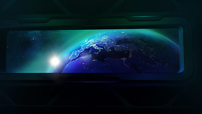 JPG 해외이미지 지구 일러스트 사람없음 파란색 3D 우주 우주선 해외202004 해외일러스트 컬러 디지털합성 파일형식 이미지허브