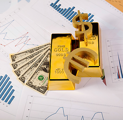 포토 JPG 해외이미지 지폐 그래프 실내 사람없음 금융 달러 유로 황금 보고서 외화 금괴 1달러 해외202004 해외포토 돈 내부 경제 파일형식 이미지허브