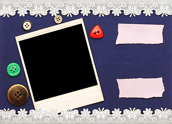 포토 JPG 해외이미지 종이 단추 프레임 사람없음 남색 폴라로이드사진 목업 해외202004 해외포토 컬러 폴라로이드 파일형식 이미지허브