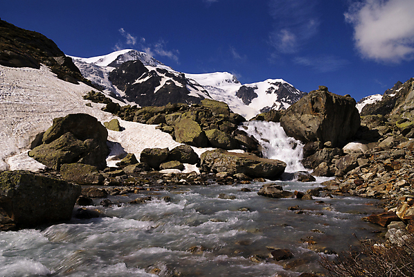 포토 JPG 해외이미지 구름 하늘 사람없음 강 봄 개울 급류 스위스 빙하 알프스 암초 베른 해외202004 해외포토 자연요소 계절 유럽 파일형식 이미지허브