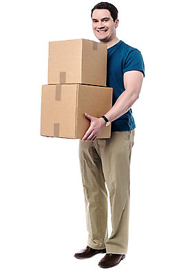 포토 JPG 해외이미지 전신 백인 남자 행복 중년 포즈 포장 모션 한명 서기 상자 쌓기 흰색 잡기 배달원 배송 주기 패키지 적재 고립 해외202004 해외포토 서양인 직업 1 감정 컬러 사람 성인 파일형식 이미지허브