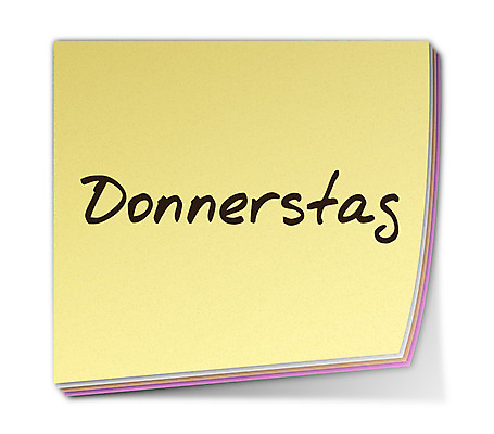 포토 JPG 해외이미지 종이 일러스트 설계 그림자 사람없음 노란색 3D 쪽지 달력 일주일 목요일 해외202004 해외일러스트 컬러 컨셉 디지털합성 요일 파일형식 이미지허브