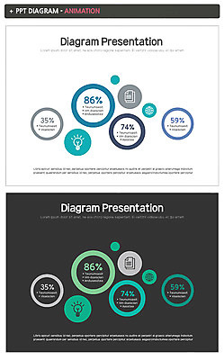 도형 템플릿 비즈니스 전구 그래프 사람없음 세트 원형 PPT 프레젠테이션 문서템플릿 문서 애니형PPT 이미지템플릿 파일형식