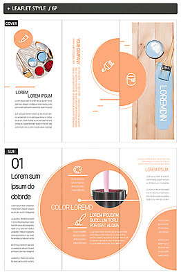 도형 템플릿 표지디자인 표지 ZIP 내지 리플렛 3단접지 팜플렛 사람없음 목재 페인트 붓 원형 페인트붓 인디자인 INDD 이미지템플릿 나무 재료 파일형식