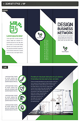 템플릿 표지디자인 표지 ZIP 내지 리플렛 3단접지 의학 청진기 주사기 팜플렛 사람없음 약 링거 비커 인디자인 INDD 이미지템플릿 의료기기 실험기구 파일형식