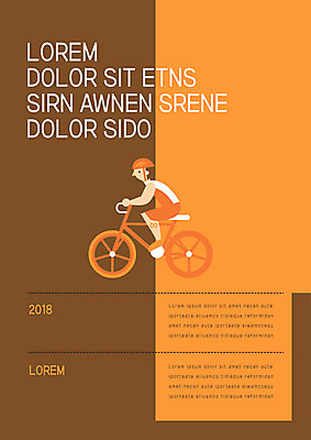 전신 템플릿 표지 남자 한명 성인 자전거 프레젠테이션 문서템플릿 서식 레이아웃 문서 제안서 이미지템플릿 AI파일 1 사람 바이크 파일형식 벡터