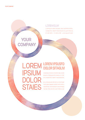 템플릿 표지 사람없음 원형 프레젠테이션 문서템플릿 서식 레이아웃 문서 제안서 이미지템플릿 AI파일 도형 파일형식 벡터