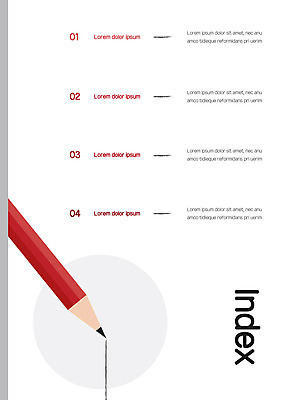 템플릿 내지 선 사람없음 연필 프레젠테이션 문서템플릿 서식 레이아웃 문서 제안서 목차 이미지템플릿 AI파일 학용품 필기구 파일형식 벡터