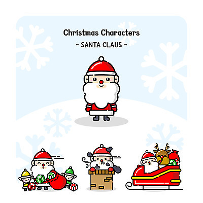캐릭터 남자 크리스마스 일러스트 눈꽃 굴뚝 선물 여러명 선물상자 세트 산타클로스 루돌프 크리스마스캐릭터 썰매 난쟁이 눈꽃무늬 일러캐릭터 AI파일 기념일 다수 무늬 사슴 눈_날씨 사람 상자 파일형식 벡터