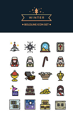 아이콘 여자 남자 별 종교 크리스마스 겨울 창문 지팡이 밤하늘 주택 여러명 세트 교회 성경 예수 황금 양치기 라인아이콘 보물상자 아기예수 향유 볼드라인 2D아이콘 AI파일 자연요소 직업 계절 기념일 기독교 다수 종교용품 종교건축 하늘 사람 건물 신_종교 야간 파일형식 벡터