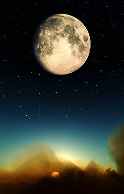 포토 JPG 해외이미지 별 하늘 풍경 사람없음 야외 보름달 달 야간 해외202004 해외포토 자연요소 파일형식 이미지허브