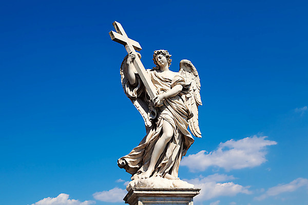 포토 JPG 해외이미지 유럽 기독교 조각 십자가 천사 사람없음 파란색 조각상 이탈리아 피규어 로마 로마인 해외202004 해외포토 나라 종교 컬러 인종 조형물 미니어처 파일형식 이미지허브