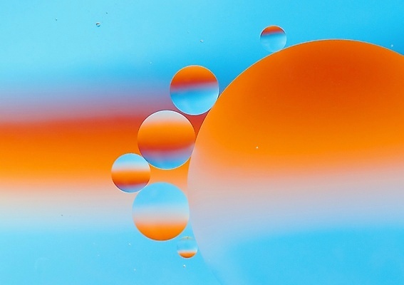 포토 JPG 해외이미지 모양 백그라운드 오렌지 공 추상 사람없음 파란색 컬러풀 여의주 해외202004 해외포토 컬러 무늬 과일 파일형식 이미지허브