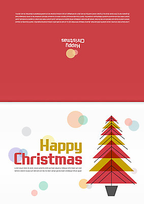 템플릿 기념일 크리스마스 카드템플릿 크리스마스카드 사람없음 크리스마스트리 원형 이미지템플릿 AI파일 도형 카드_감사 이벤트 파일형식 벡터