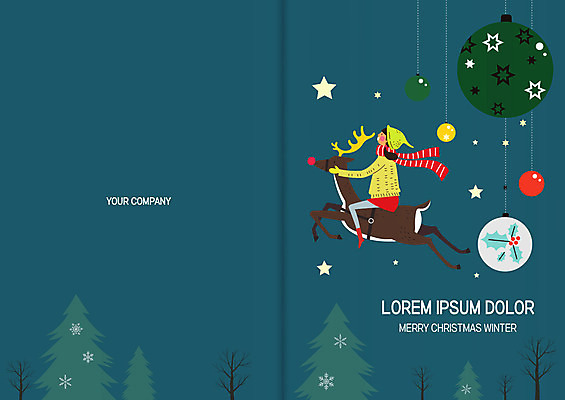 전신 나무 템플릿 여자 기념일 별 크리스마스장식 크리스마스 카드템플릿 크리스마스카드 한명 성인 루돌프 이미지템플릿 AI파일 자연요소 식물 1 사슴 카드_감사 사람 이벤트 파일형식 벡터