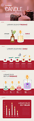 일러스트 초 촛불 그래프 사람없음 인포그래픽 향초 디퓨저 국내일러스트 AI파일 파일형식 벡터