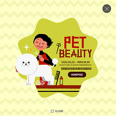 PSD 템플릿 여자 웹템플릿 가위 팝업 이벤트팝업 웹팝업 한명 이벤트 상반신 성인 세일 강아지 쿠폰 바코드 레이어팝업 반려 애견미용 이미지템플릿 1 문구용품 사람 반려동물 뷰티 개 파일형식