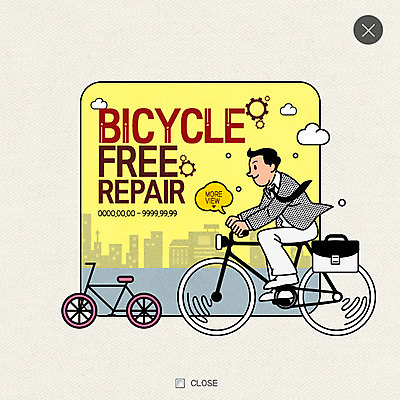 PSD 템플릿 남자 웹템플릿 팝업 이벤트팝업 웹팝업 한명 이벤트 성인 건물 세일 자전거 직장인 수리 쿠폰 레이어팝업 이미지템플릿 직업 1 건축물 사람 바이크 파일형식