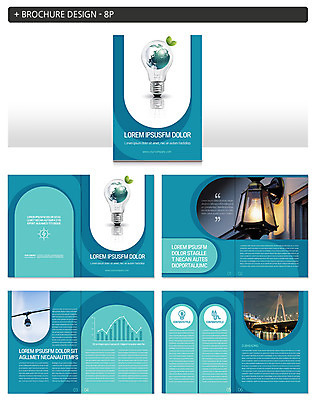 템플릿 ZIP 전구 팜플렛 사람없음 지구본 램프 가교 인디자인 INDD 이미지템플릿 건축물 조명 파일형식