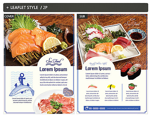 템플릿 ZIP 포스터 리플렛 사람없음 초밥 회 참치 전단템플릿 전단 연어 상어 일본음식 인디자인 INDD 이미지템플릿 음식 어류 홍보물 파일형식