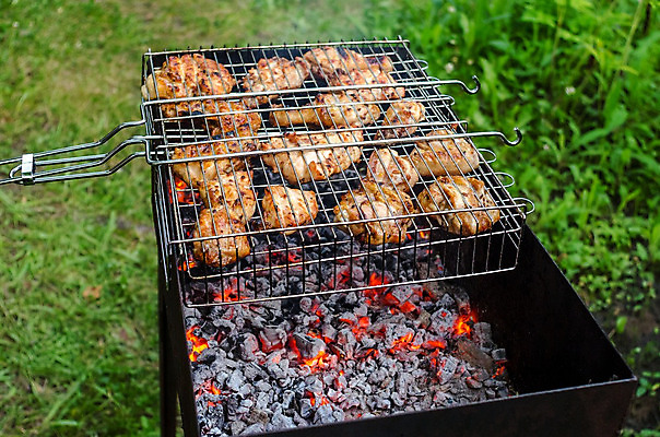 포토 JPG 해외이미지 음식 불 육류 스테이크 요리 사람없음 소풍 저녁식사 치킨 뜨거움 그릴 바비큐 굽기 숯 드럼스틱 해외202004 해외포토 자연요소 식재료 주방용품 서양음식 야외활동 식사 구이 닭고기요리 파일형식 이미지허브