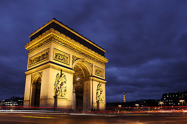 포토 JPG 해외이미지 건축물 건축양식 풍경 사람없음 야외 빛 프랑스 도시 야간 에투알개선문 해외202004 해외포토 자연요소 건축 유럽 개선문 파리_프랑스 파일형식 이미지허브